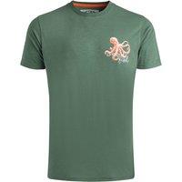 Weird Fish Porter Organic Cotton Chest Print T-Shirt White Size XL