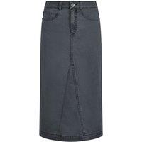Weird Fish Juda Longline Denim Skirt Deep Teal Size 8