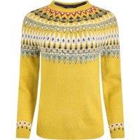 Weird Fish Lowell Fair Isle Jumper Smoked Blue Size 8