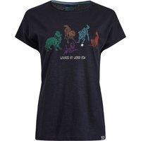 Weird Fish Go Fetch Organic Cotton Graphic T-Shirt White Size 8