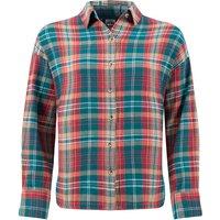 Weird Fish Lynsky Brushed Check Shirt Fuchsia Punch Size 8
