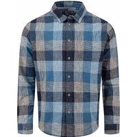 Weird Fish Sode Organic Cotton Brushed Long Sleeve Check Shirt Green Size XL