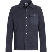 Weird Fish Boyd Plain Polar Fleece Shirt Navy Size 2XL