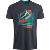 Weird Fish Aspect Mountains Hertitage Wash Graphic Tee Dusty White Size XL