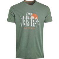 Weird Fish Into The Wild Graphic Tee Navy Size XL