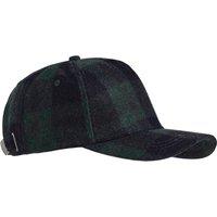Weird Fish Falkirk Flannel Check Cap Midnight Size ONE