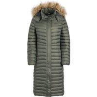 Weird Fish Kempley Lightweight Padded Mid-Line Hooded Jacket Garnet Size 8