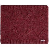 Weird Fish Candy Cable Knitted Faux Fur Lined Snood Lake Blue Size ONE