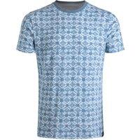 Weird Fish Howes Organic Cotton Printed T-Shirt Navy Size XL