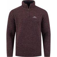 Weird Fish Altwood 1/4 Zip Jumper Navy Size XL