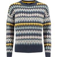 Weird Fish Ella Fair Isle Crew Neck Jumper Midnight Size 10