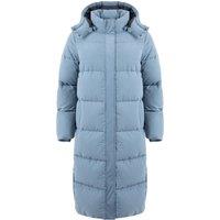 Weird Fish Kenley Heavyweight Longline Duvet Coat Lake Blue Size 10