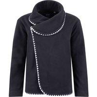 Weird Fish Tamara Asymmetric Fleece Cardigan Navy Size 10