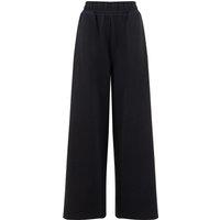 Weird Fish Ivy Jersey Wide Leg Trouser Black Size 10