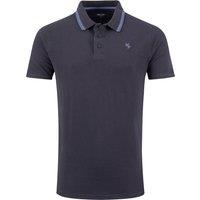 Weird Fish Dylan Organic Cotton Tipped Collar Polo Shirt Winter Green Size XL