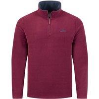 Weird Fish Gene 1/4 Zip Microfleece Black Size XL