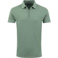 Weird Fish Murray Organic Cotton Half Zip Textured Jersey Polo Midnight Size XL