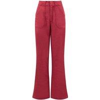 Weird Fish Farida Wide Leg Trouser Navy Size 8