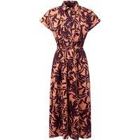 Weird Fish Artemis Printed Jersey Shift Dress Sunset Size 10