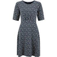 Weird Fish Cassandra Jersey Swing Dress Tomato Red Size 8