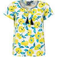 Weird Fish Sofia Printed Double Cloth Blouse Twilight Size 8