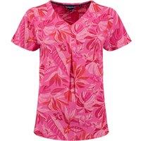 Weird Fish Solle Printed Blouse Hot Pink Size 8