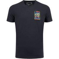 Weird Fish Big Bream Theory Back Print Artist T-Shirt Navy Size S