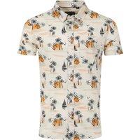 Weird Fish Faraway Short Sleeve Printed Shirt White Size XL