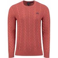 Weird Fish Griffen Cable Knit Jumper Woodland Sage Size XL