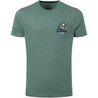 Weird Fish Lake District Back Print Graphic T-Shirt White Size XL