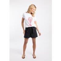 Weird Fish Cynthia Cotton Twill Shorts Woodland Sage Size 8