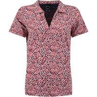 Weird Fish Rhenena Printed Jersey Polo Shirt Midnight Size 8