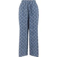 Weird Fish Zendaya Printed Double Cloth Wide Leg Trousers Twilight Size 10