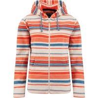 Weird Fish Imogen Full Zip Printed Microfleece Hoodie Majolica Blue Size 8