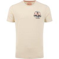 Weird Fish Dog Trails Back Print Graphic T-Shirt WashedOak Size XL