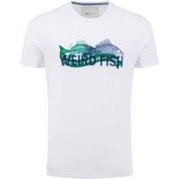 Weird Fish Fishmonger Front Print Graphic T-Shirt White Size 2XL