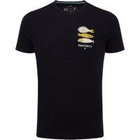 Weird Fish Food Festival Back Print Graphic T-Shirt White Size XL