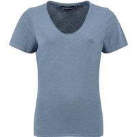 Weird Fish Hailey V-Neck T-Shirt White Size 8