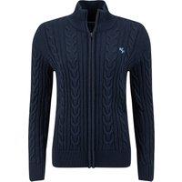 Weird Fish Lunenne Full Zip Cable Knit Sorbet Size 8