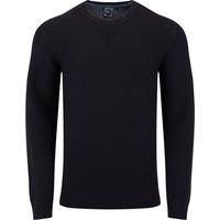 Weird Fish Rhett Crew Neck Knitted Jumper Fir Green Size XL