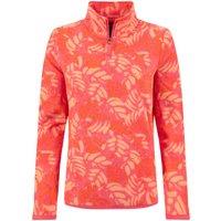 Weird Fish Rory 1/4 Zip Printed Microfleece Majolica Blue Size 8