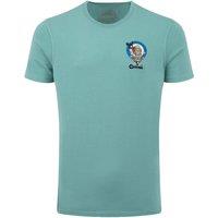 Weird Fish Codroephenia Back Print Artist T-Shirt Mineral Blue Size 2XL