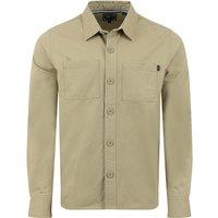 Weird Fish Bear Workwear Twill Overshirt Laurel Green Size 2XL