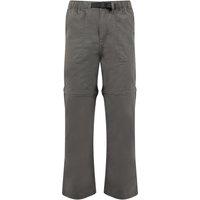 Weird Fish Wade Ripstop Zip Off Trousers Dark Grey Size 40