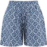 Weird Fish Isabella Printed Double Cloth Shorts Twilight Size 10