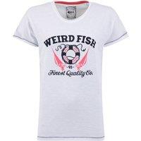 Weird Fish South Shore Front Print Graphic T-Shirt White Size 10