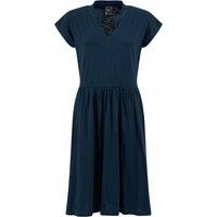 Weird Fish Lilly Plain Jersey Notch Neck Dress Woodland Sage Size 8