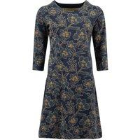 Weird Fish Starshine Printed Jersey Dress Midnight Size 10