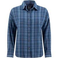 Weird Fish Corin Brushed Check Shirt Aster Blue Size 14