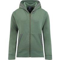 Weird Fish Evrett Full Zip Hoodie Sweatshirt Mocha Size 22